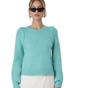 NWT French Connection Fluffy Knit Braided Jumper Medium